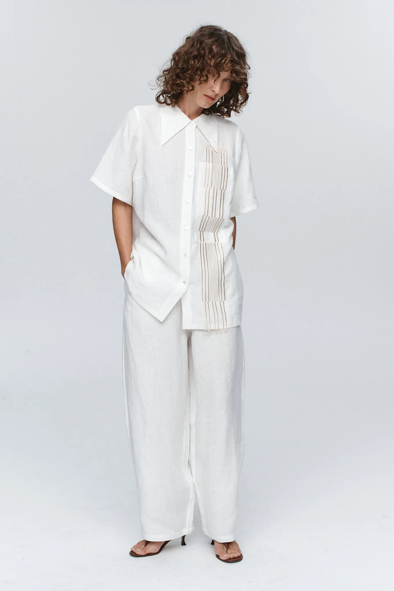 Marle | Atticus Shirt - Ivory sold by Sister & Co product image thumbnail 4