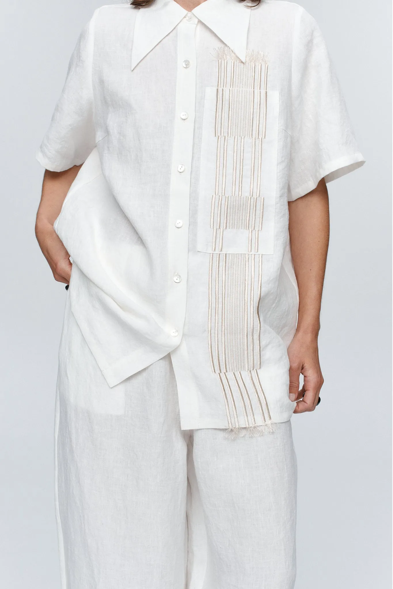 Marle | Atticus Shirt - Ivory sold by Sister & Co product image thumbnail 2