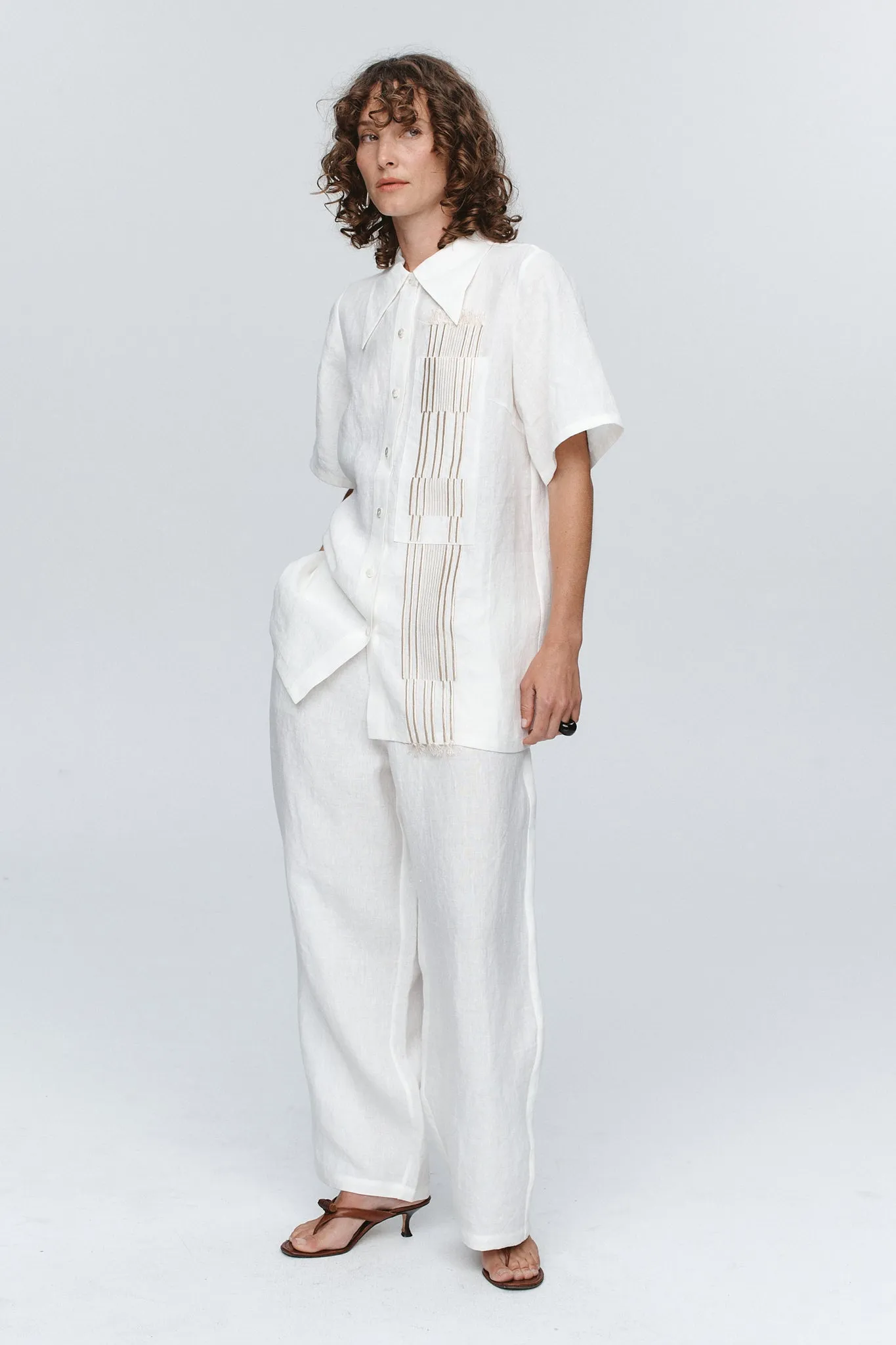 Marle | Atticus Shirt - Ivory sold by Sister & Co product image thumbnail 3