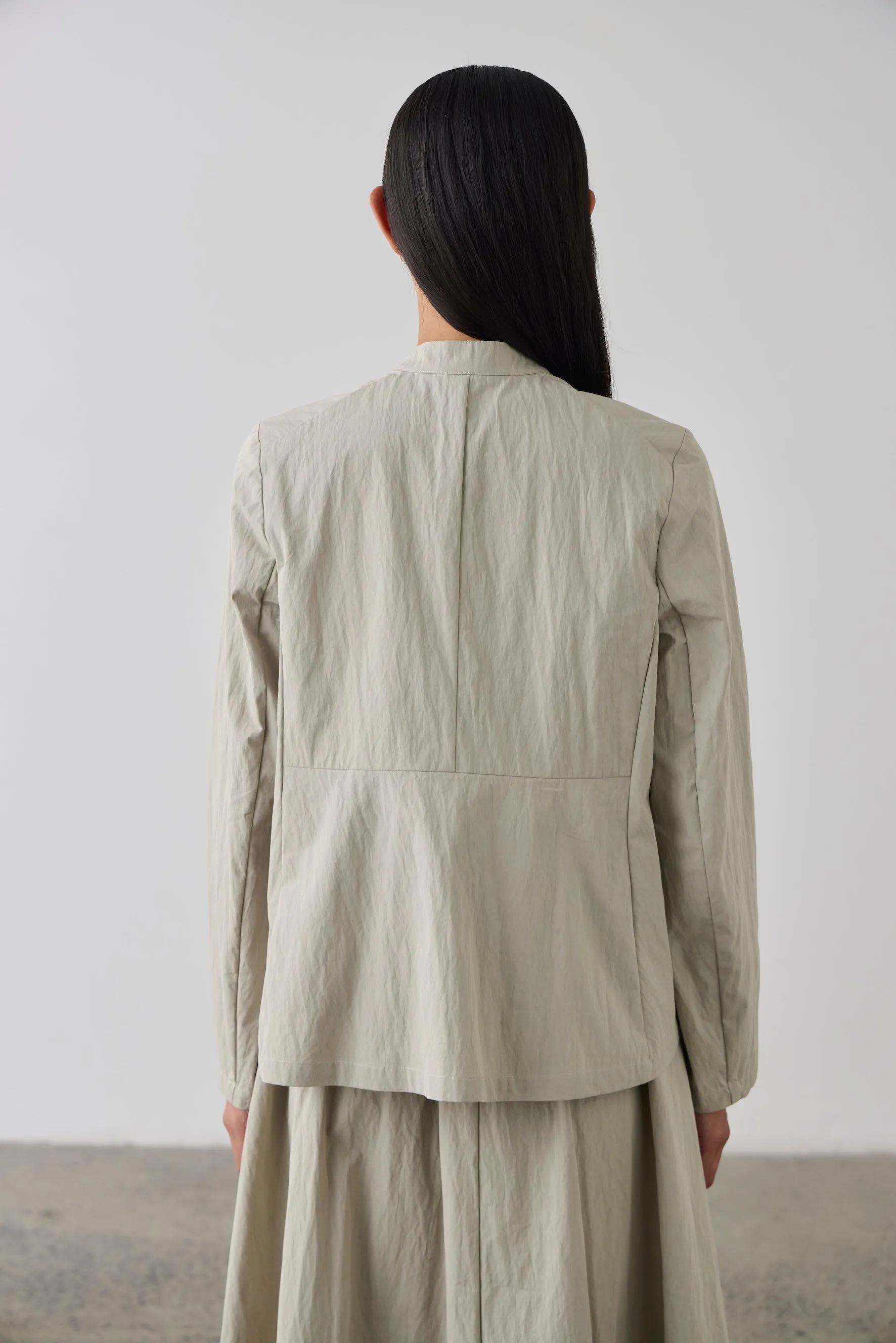 Laing | Mandarin Shirt Jacket - Pale Sage sold by Sister & Co product image thumbnail 4