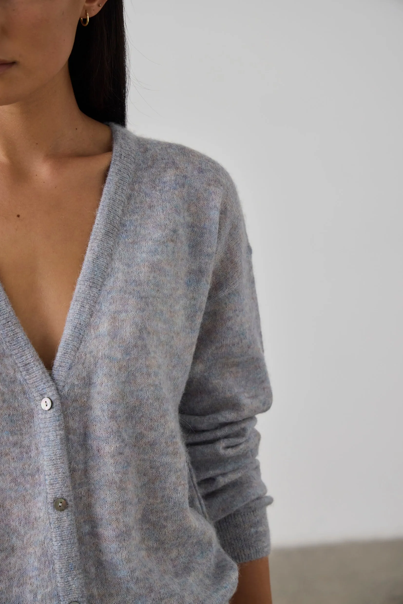 Laing | Fine Alpaca Cardigan - Heather sold by Sisters & Co product image thumbnail 4