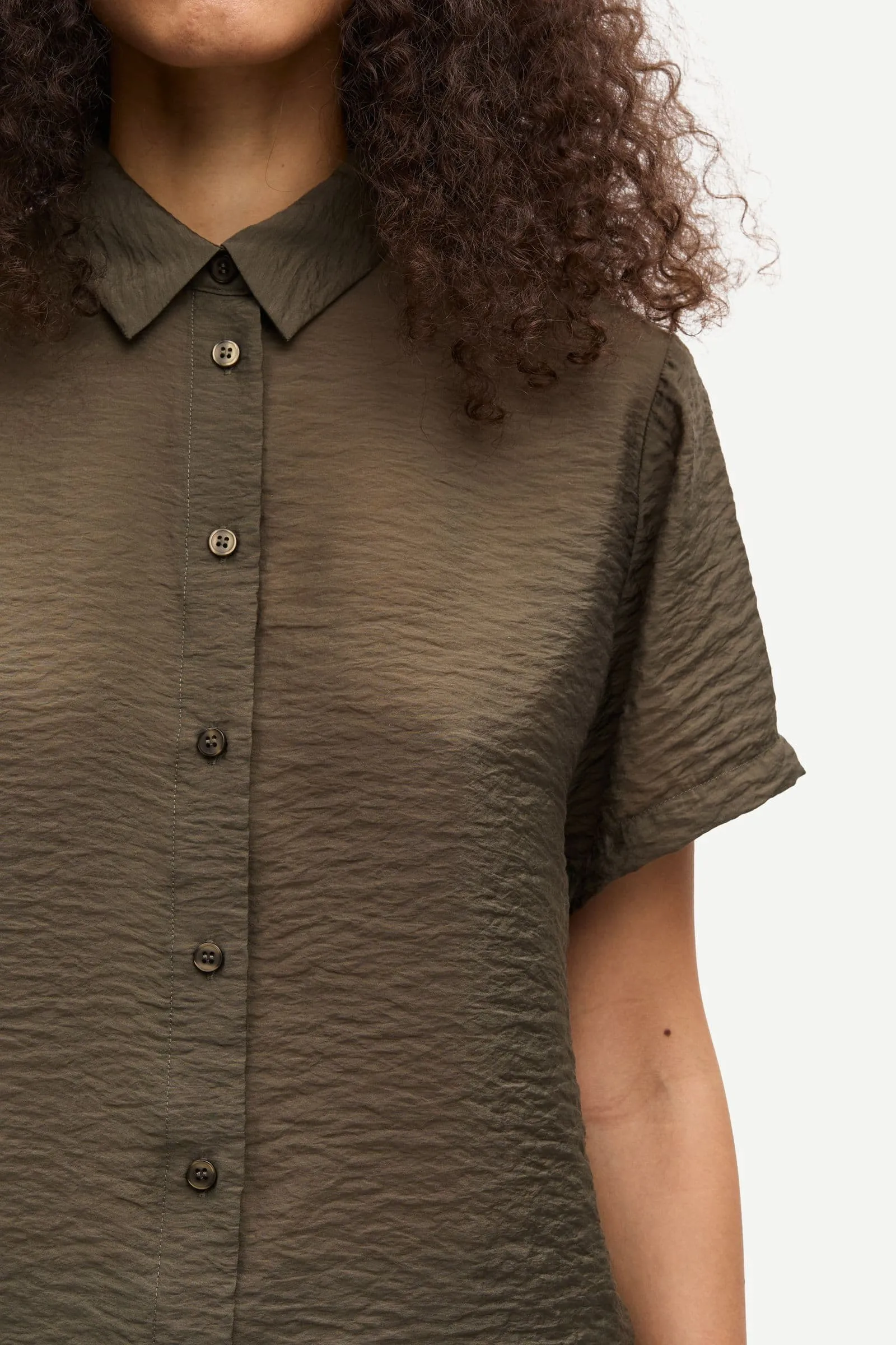 Samsoe Samsoe | Saminna SS Shirt - Deep Forest sold by Sister & Co product image thumbnail 5