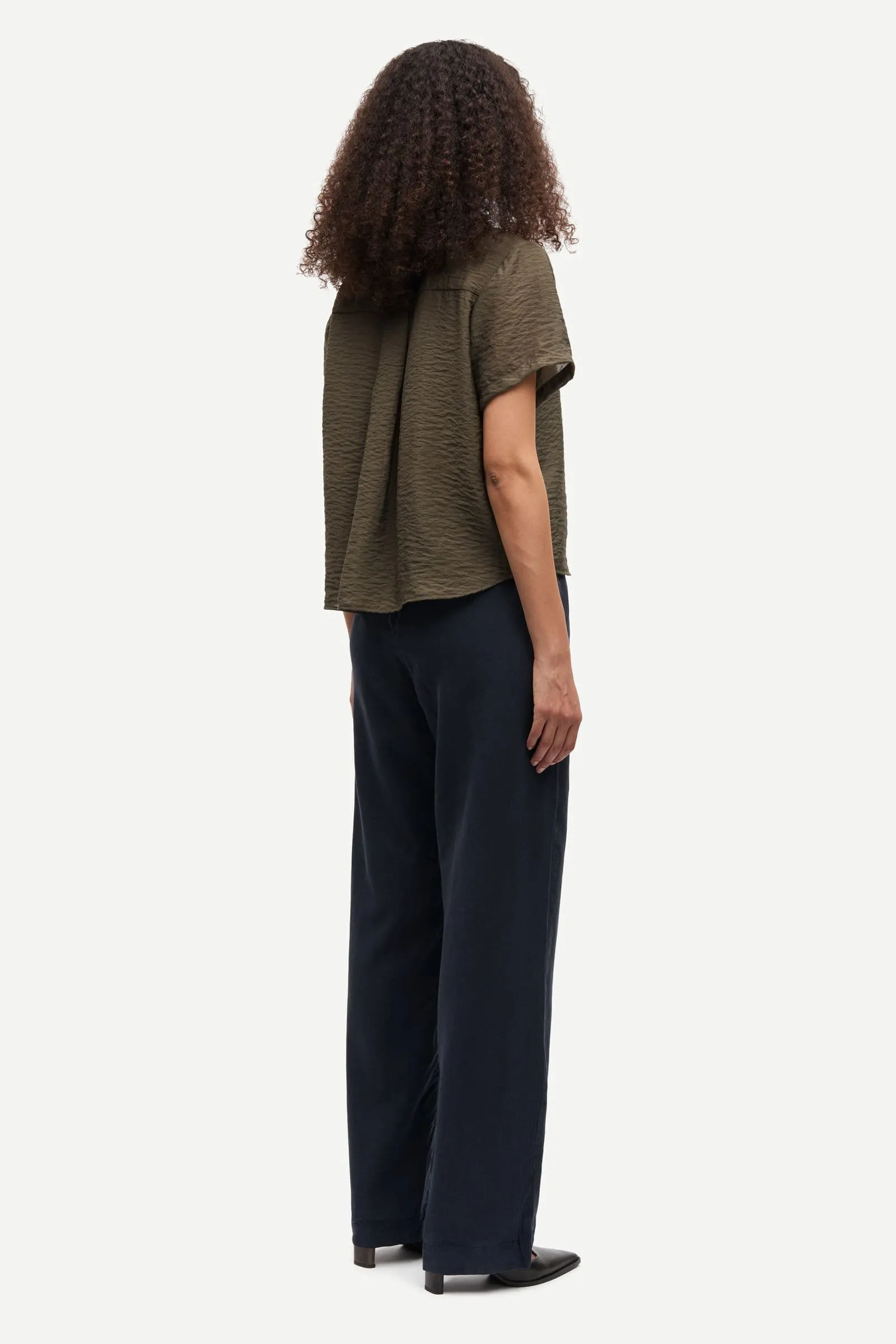 Samsoe Samsoe | Saminna SS Shirt - Deep Forest sold by Sister & Co product image thumbnail 4