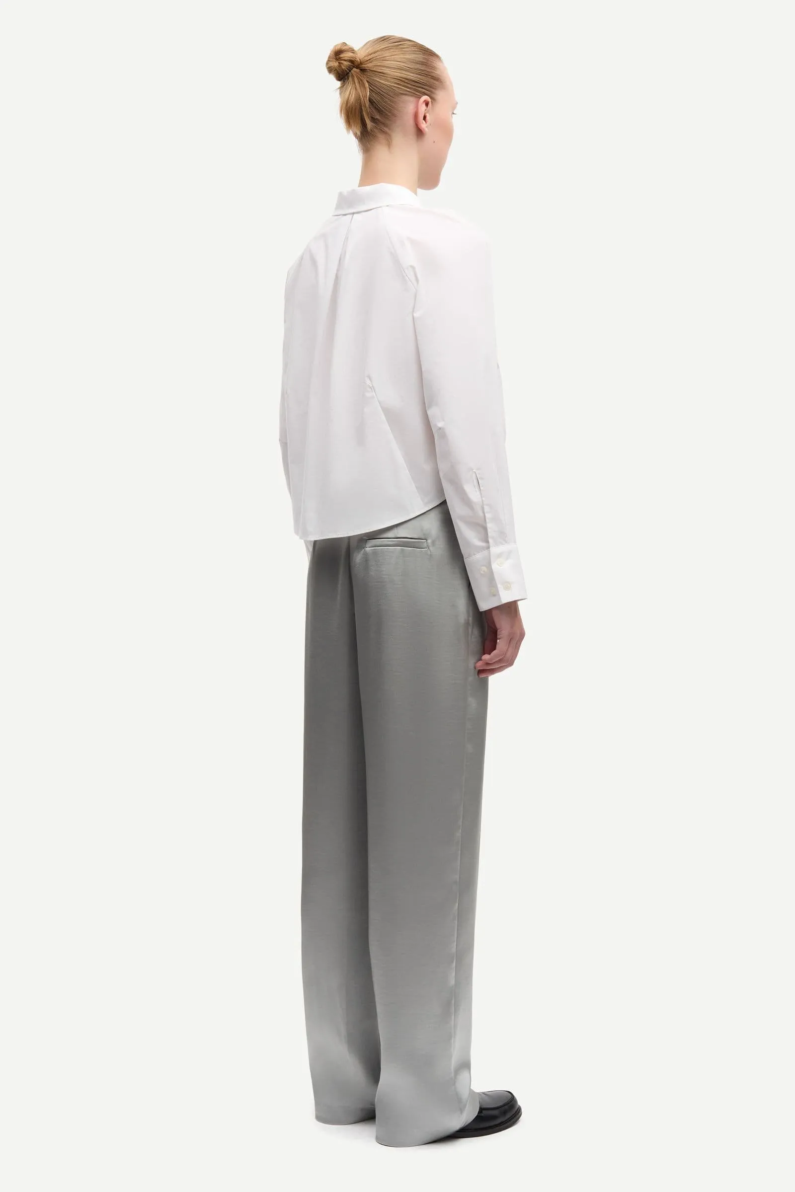 Samsoe Samsoe | Sakya Shirt - White sold by Sisters & Co product image thumbnail 4