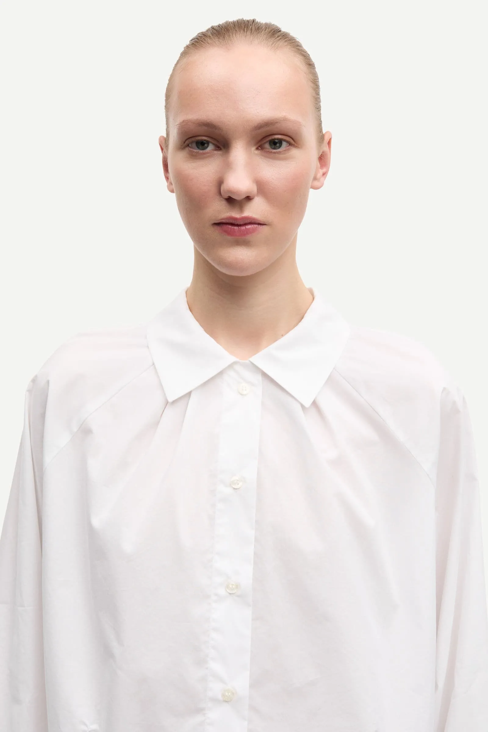 Samsoe Samsoe | Sakya Shirt - White sold by Sisters & Co product image thumbnail 5