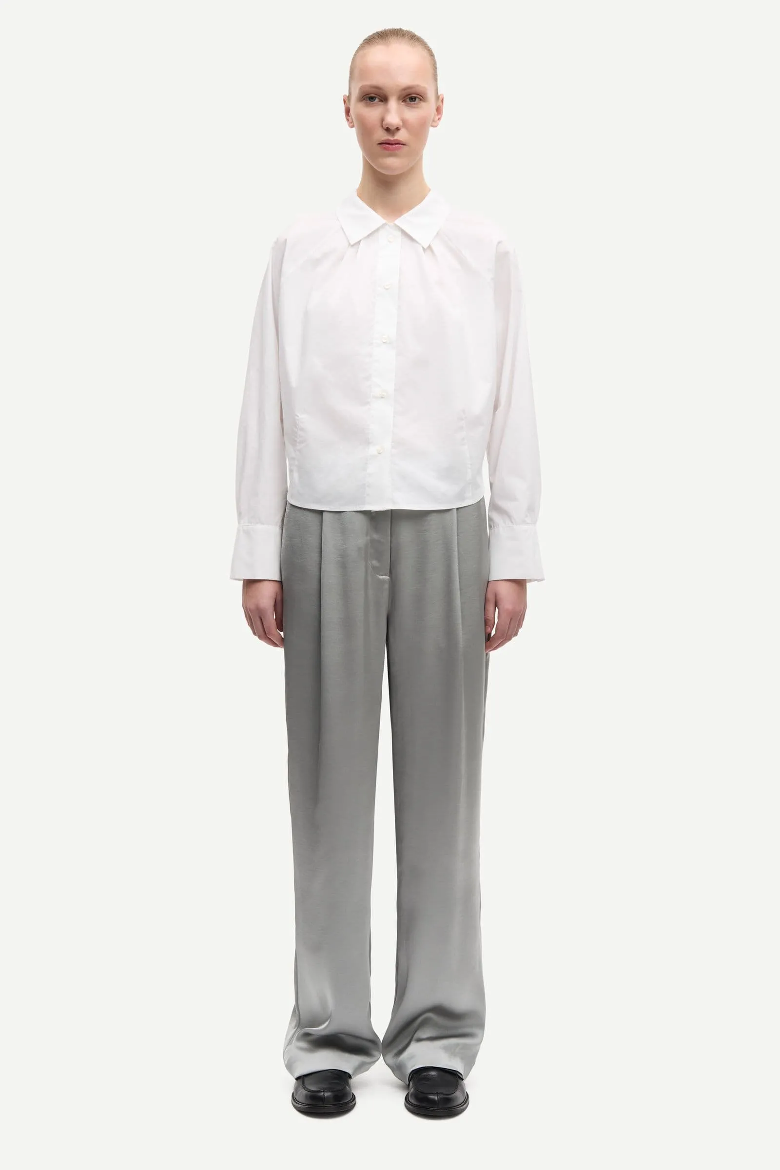Samsoe Samsoe | Sakya Shirt - White sold by Sisters & Co product image thumbnail 2