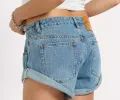 One Teaspoon | Bandits Low Waist Denim Shorts - Blue Crush sold by Sister & Co