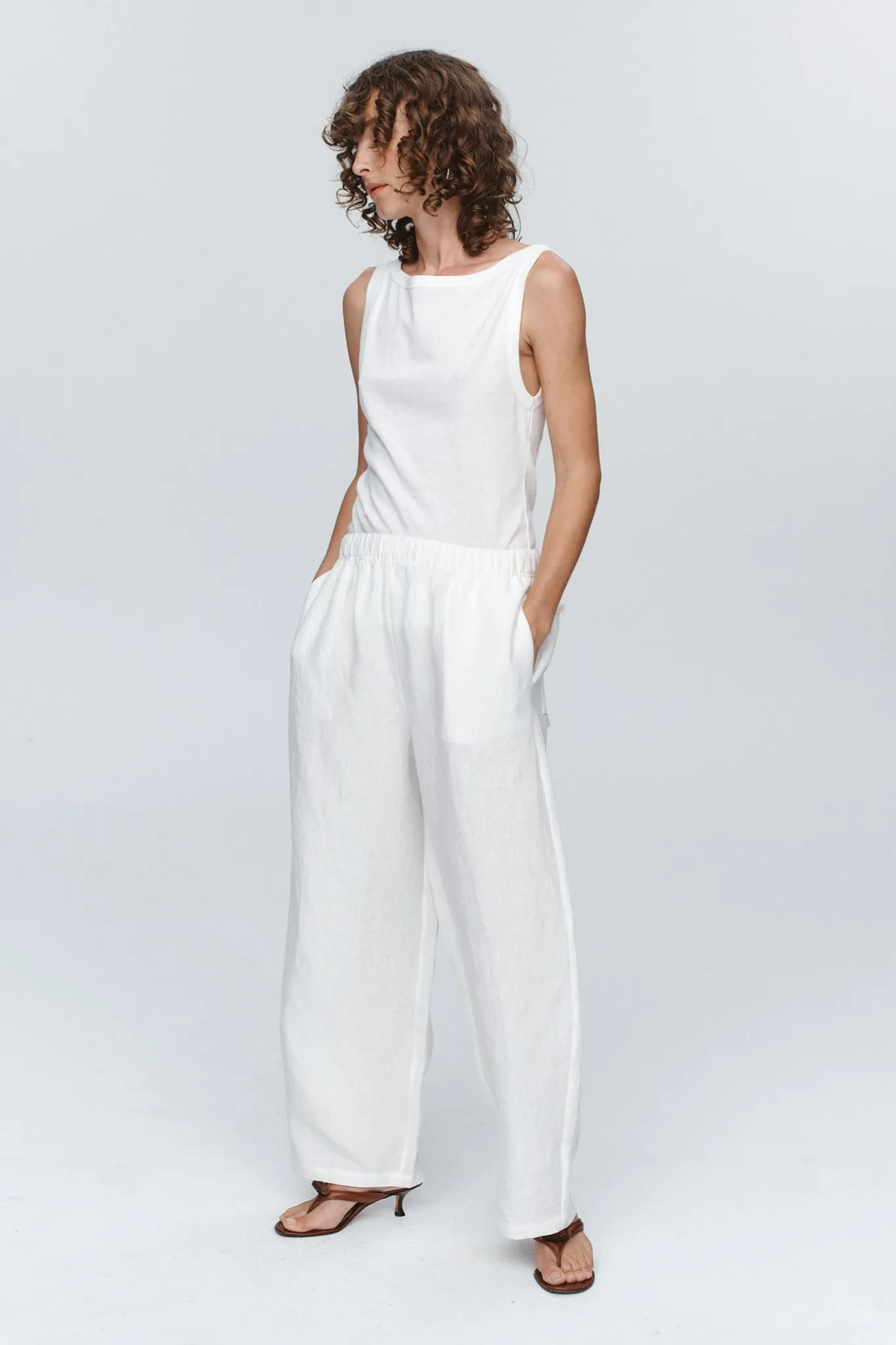Marle | Atticus Pant - Ivory sold by Sisters & Co product image thumbnail 5