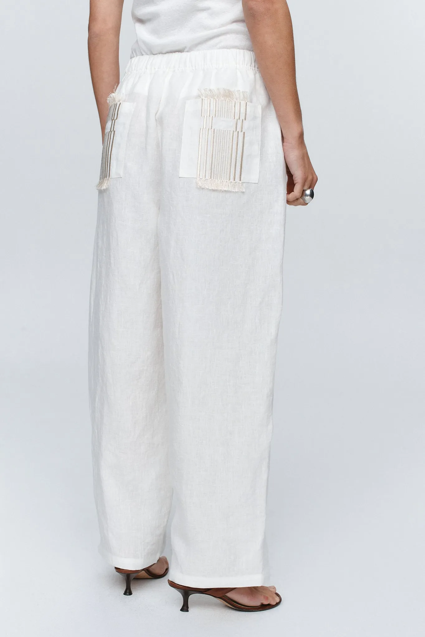 Marle | Atticus Pant - Ivory sold by Sisters & Co product image thumbnail 2