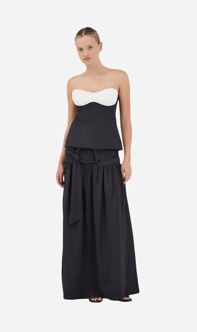 Third Form | Elysian Belted Maxi Skirt - Black sold by Sisters & Co