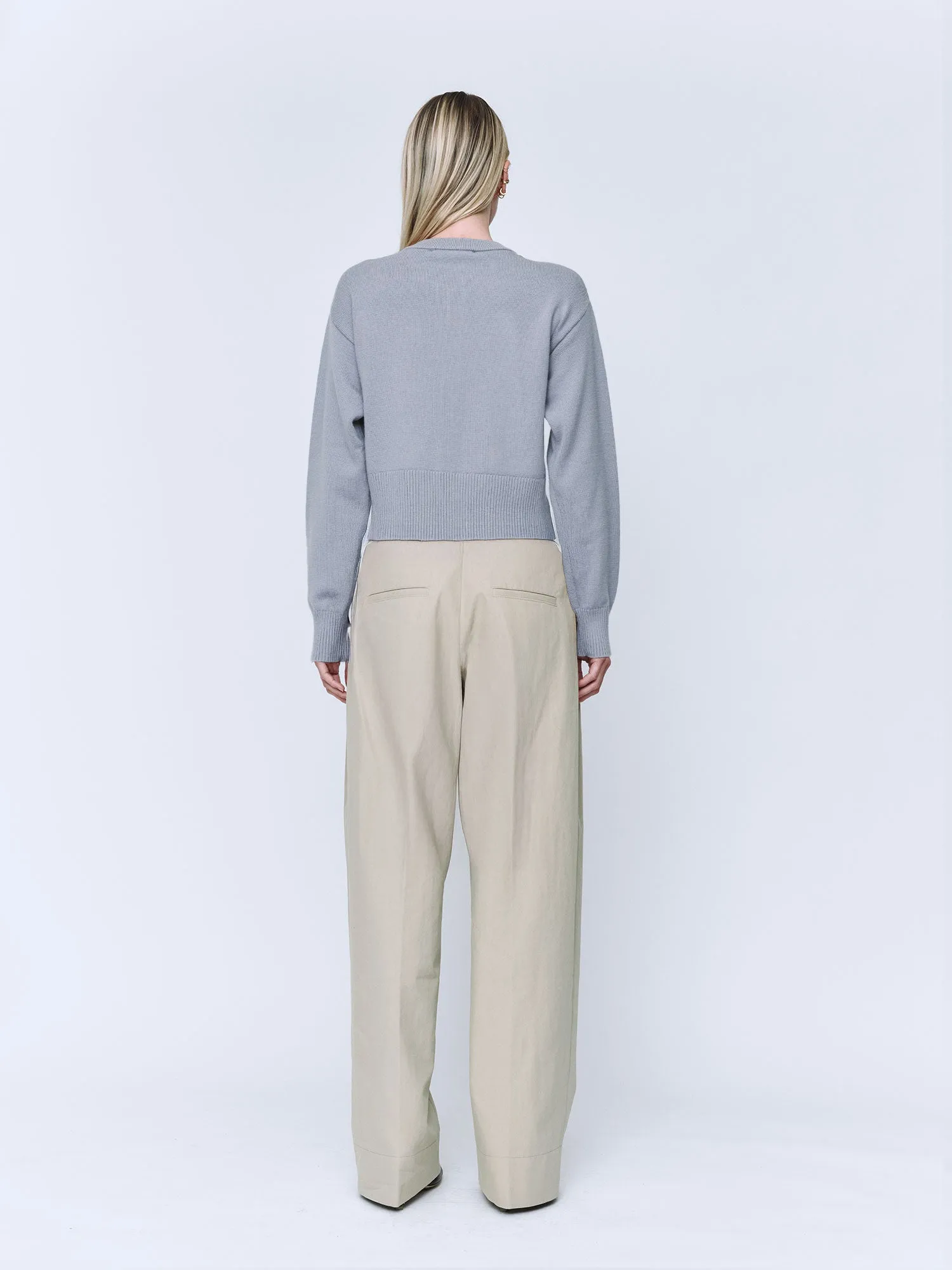 Wynn Hamlyn | Pansy Flower Cardigan - Grey sold by Sisters & Co product image thumbnail 3