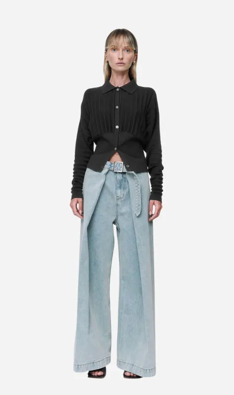 Wynnn Hamlyn | Utility Wrap Jeans - Light Blue Denim sold by Sister & Co