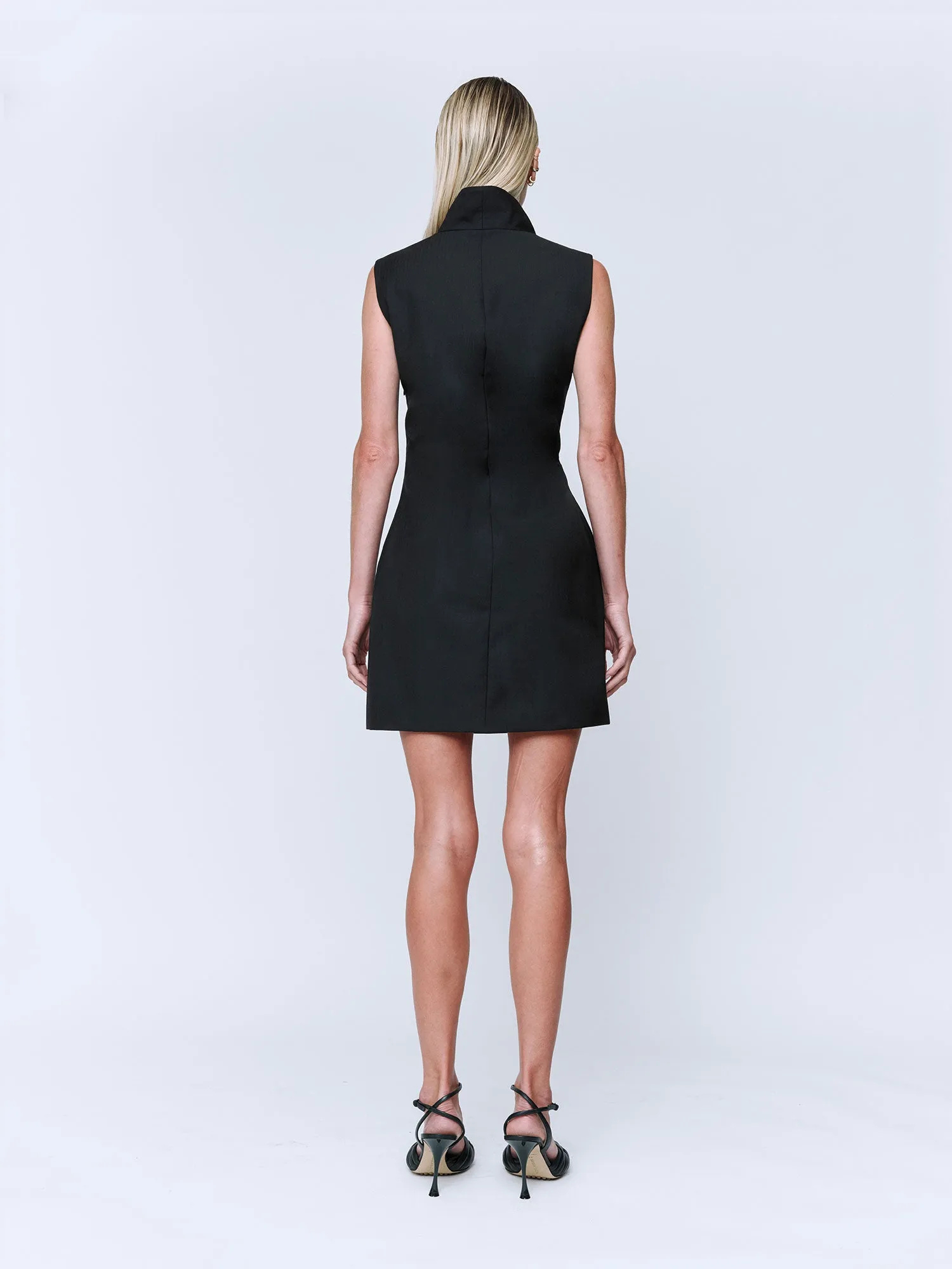 Wynn Hamlyn | Harry Mini Dress - Black sold by Sisters & Co product image thumbnail 4