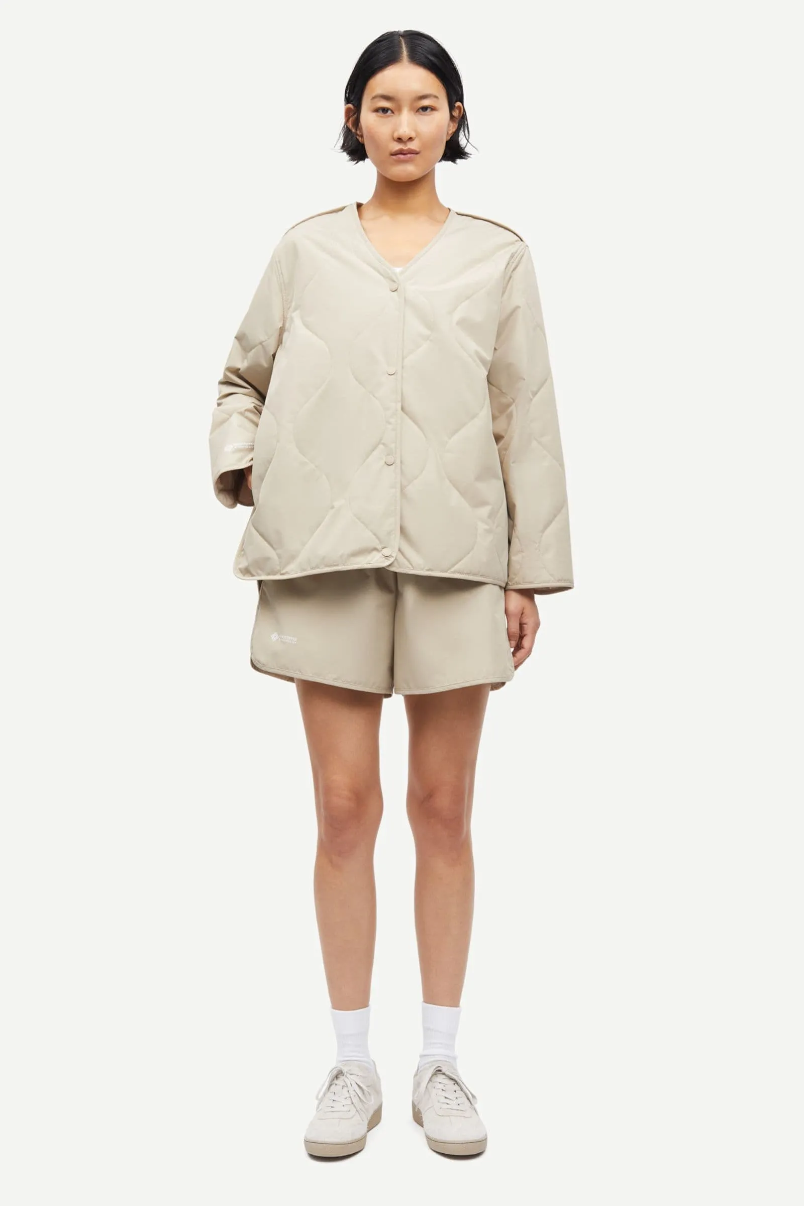 Samsoe Samsoe | Sayuna Jacket - White Pepper sold by Sisters & Co product image thumbnail 3