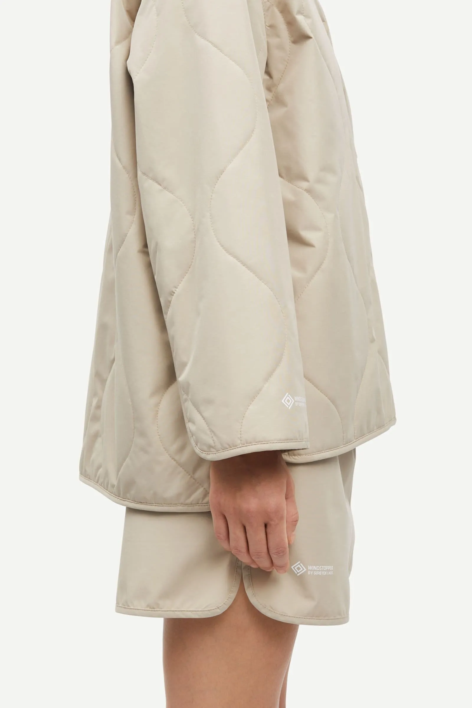 Samsoe Samsoe | Sayuna Jacket - White Pepper sold by Sisters & Co product image thumbnail 4