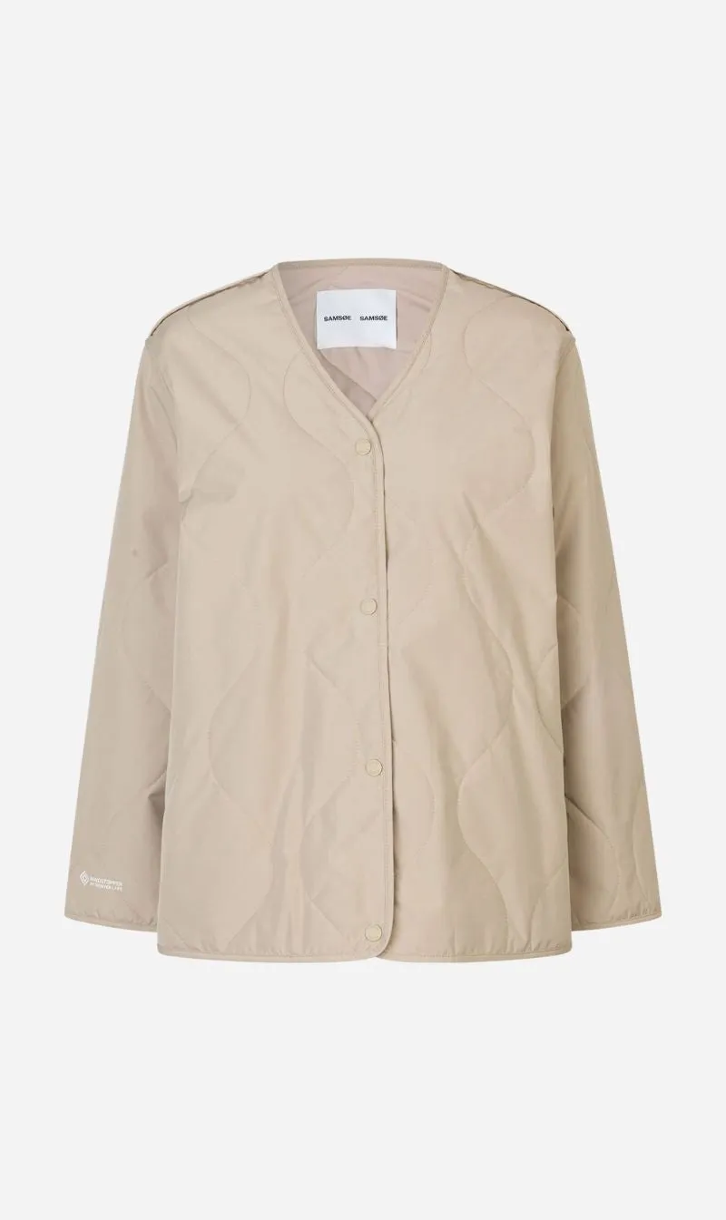 Samsoe Samsoe | Sayuna Jacket - White Pepper sold by Sisters & Co