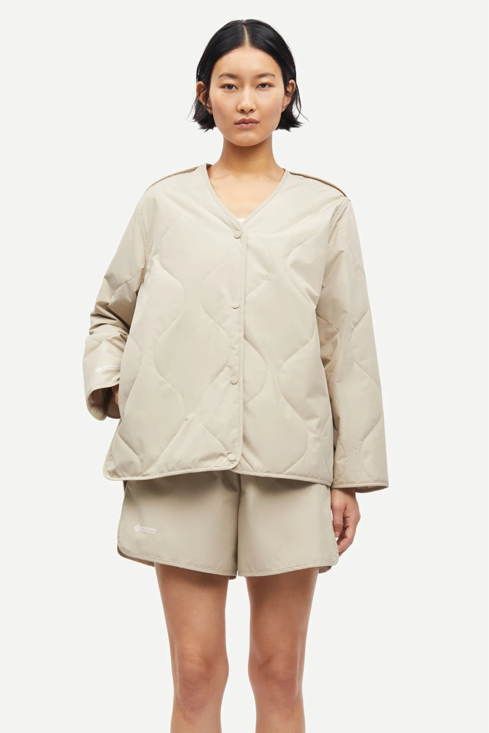 Samsoe Samsoe | Sayuna Jacket - White Pepper sold by Sisters & Co product image thumbnail 2