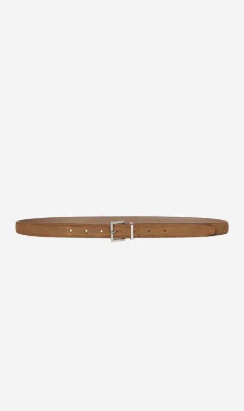Frame Denim | The Suede Square Buckle Belt - Date sold by Sisters & Co