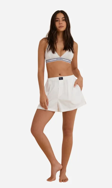 Dear Dylan | Boxer Short - Blanc sold by Sisters & Co