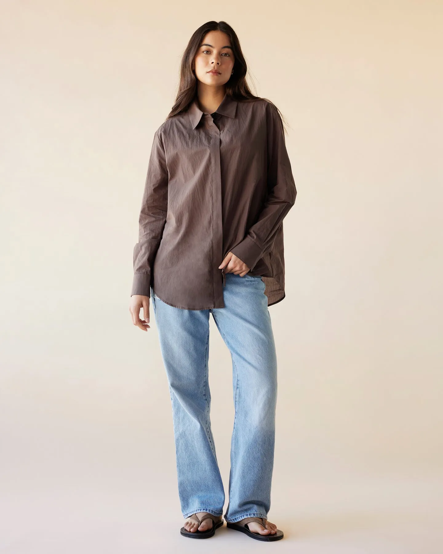 Dear Dylan | Sundown Shirt - Walnut sold by Sisters & Co product image thumbnail 4