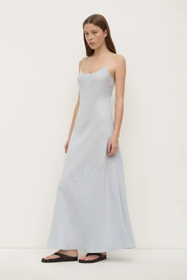 Assembly Label | Colette Linen Slip Dress - Cloud sold by Sisters & Co product image thumbnail 3