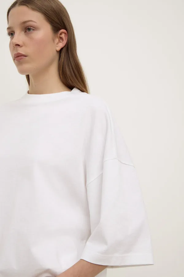 Assembly Label | Max Cotton Oversized Tee - White sold by Sister & Co product image thumbnail 4