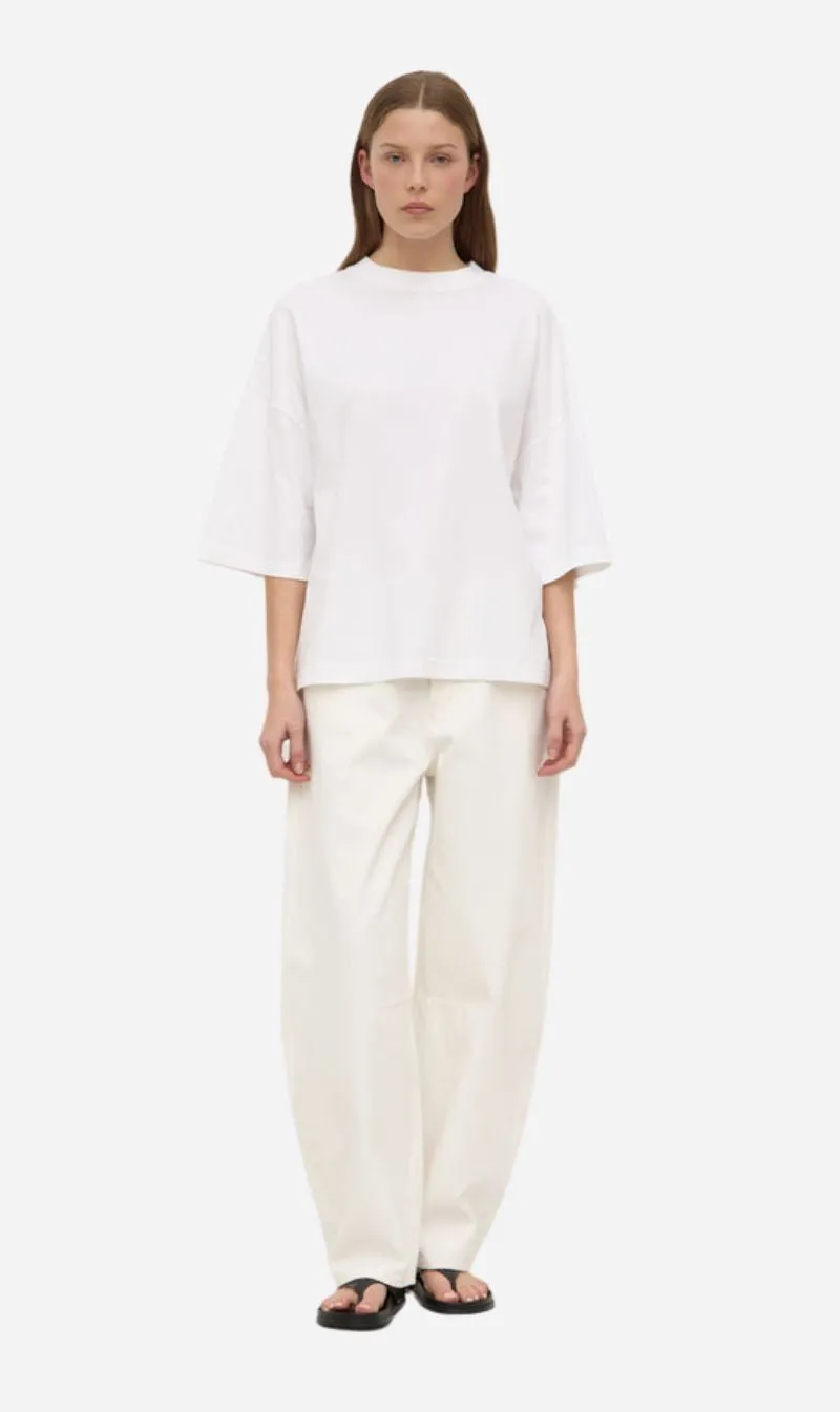 Assembly Label | Max Cotton Oversized Tee - White sold by Sister & Co