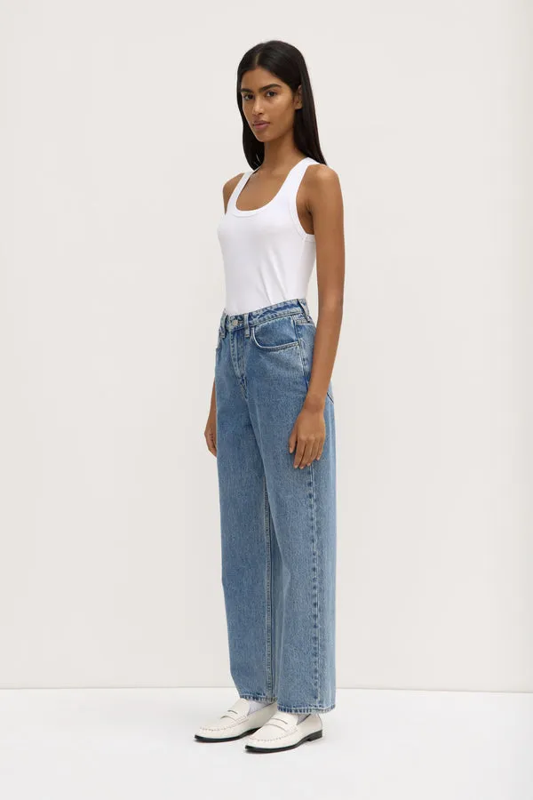 Assembly Label | Robyn Scoop Neck Rib Tank - White sold by Sisters & Co product image thumbnail 2