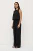 Assembly Label | Estelle Linen Top - Black sold by Sister & Co