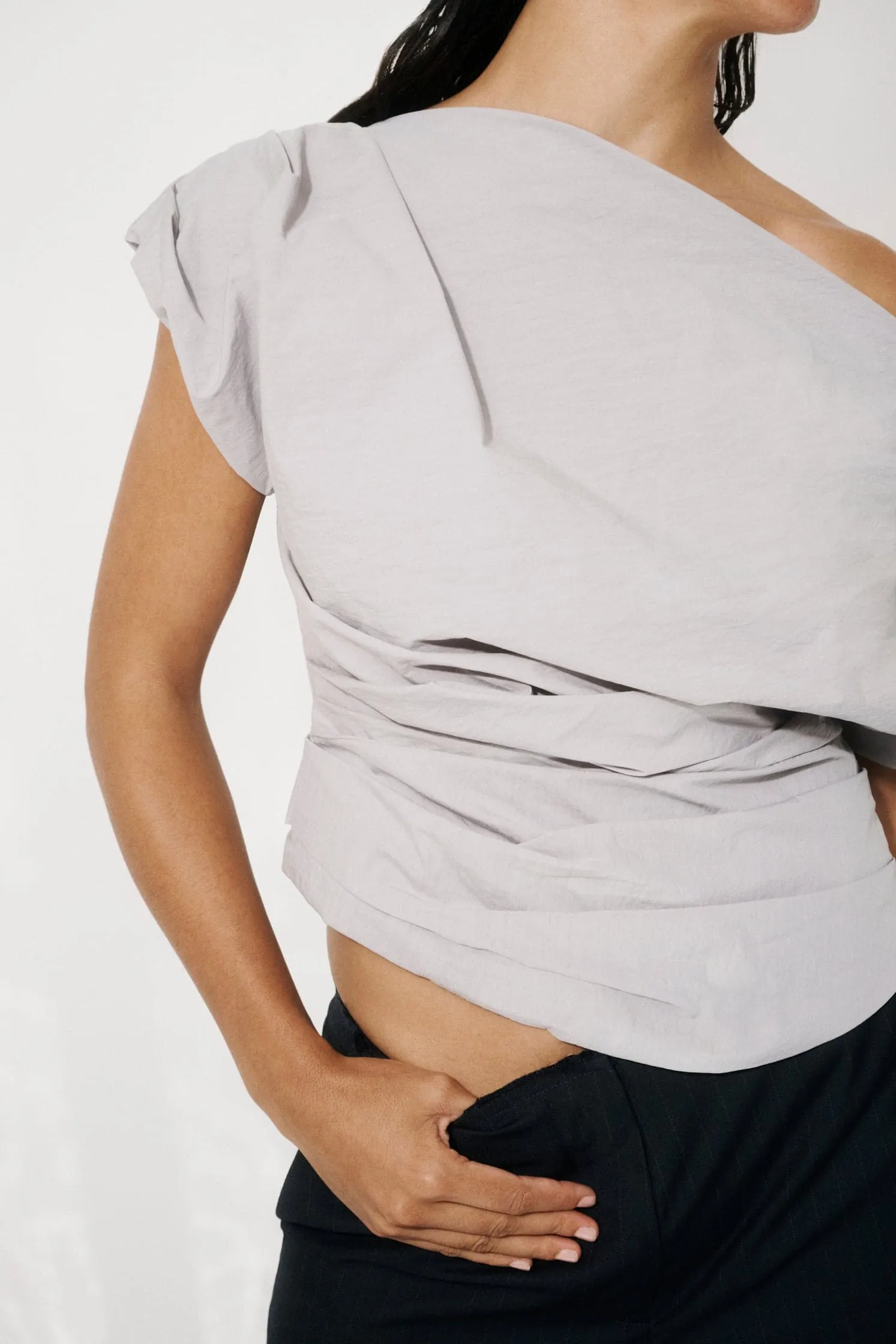 One Of Others | Henri Top - Dove Grey sold by Sisters & Co product image thumbnail 2