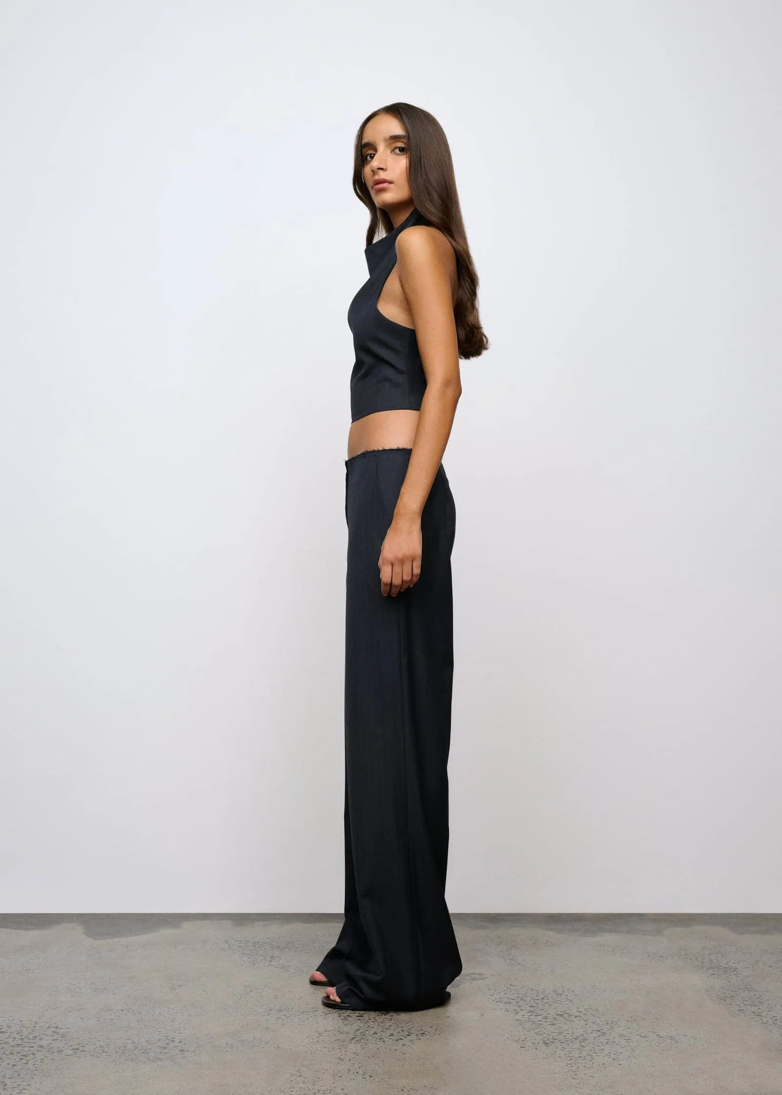 One Of Others | Margot Pant - Navy Pinstripe sold by Sister & Co product image thumbnail 3