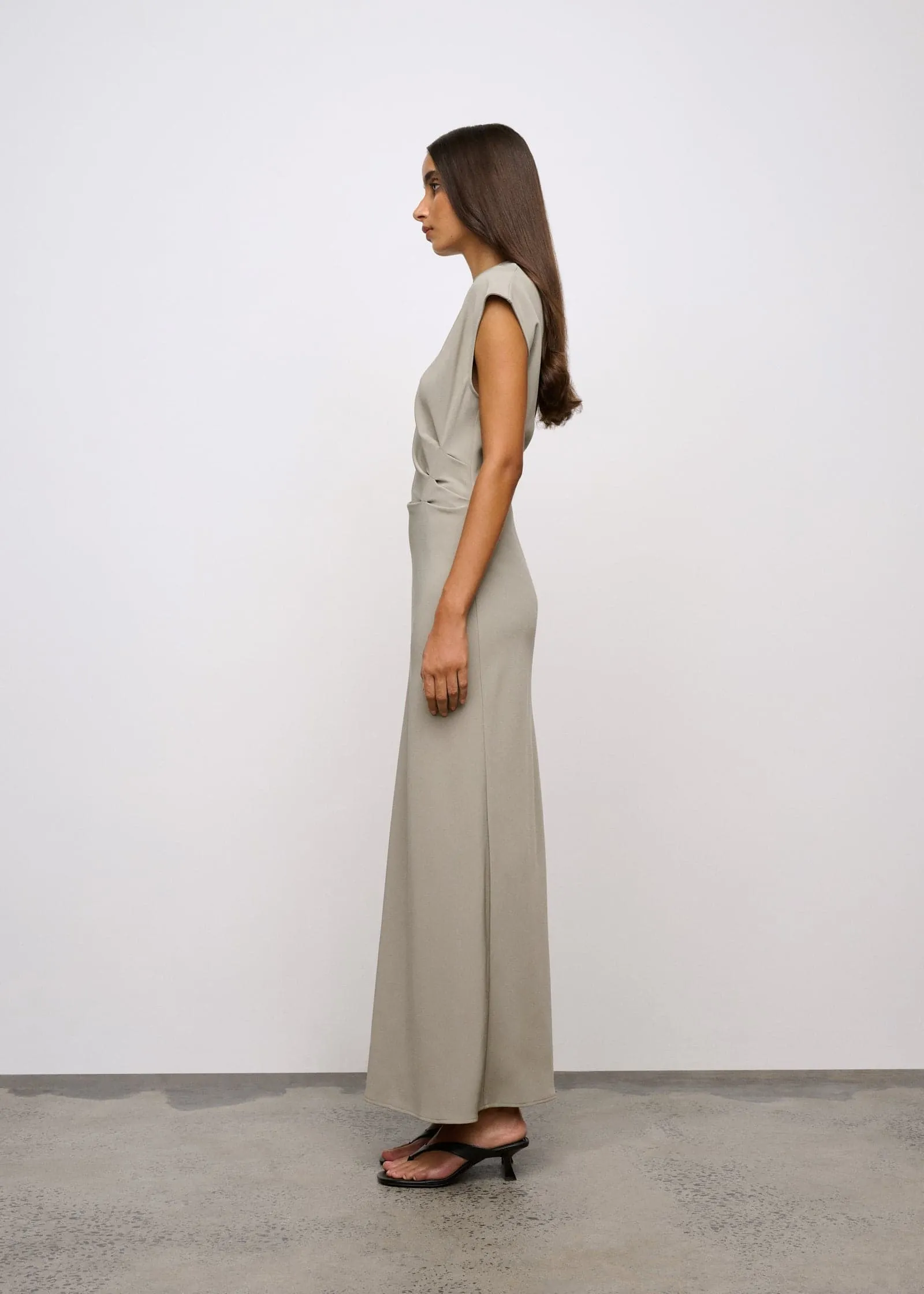 One Of Others | Raef Midi Dress - Sage sold by Sisters & Co product image thumbnail 4