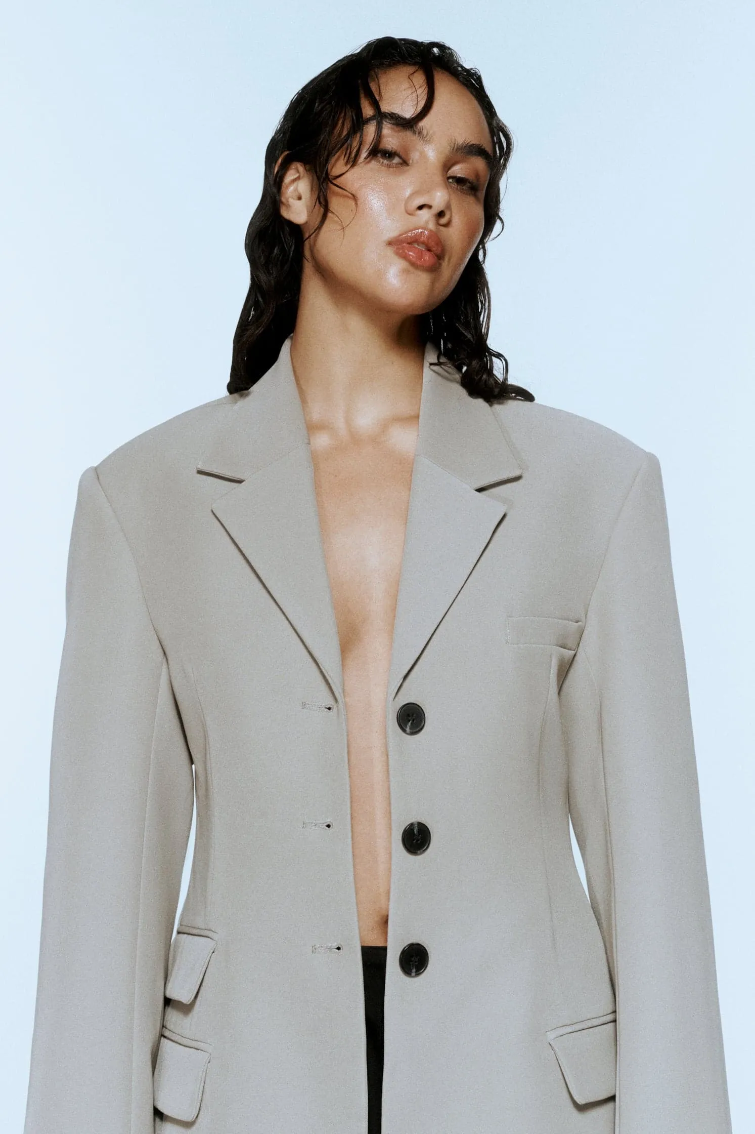 One Of Others | Vela Blazer - Sage sold by Sisters & Co product image thumbnail 2