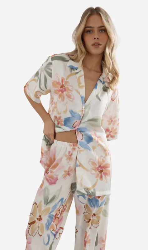 Caitlin Crisp | Ibiza Shirt - Tea Party Floral sold by Sister & Co