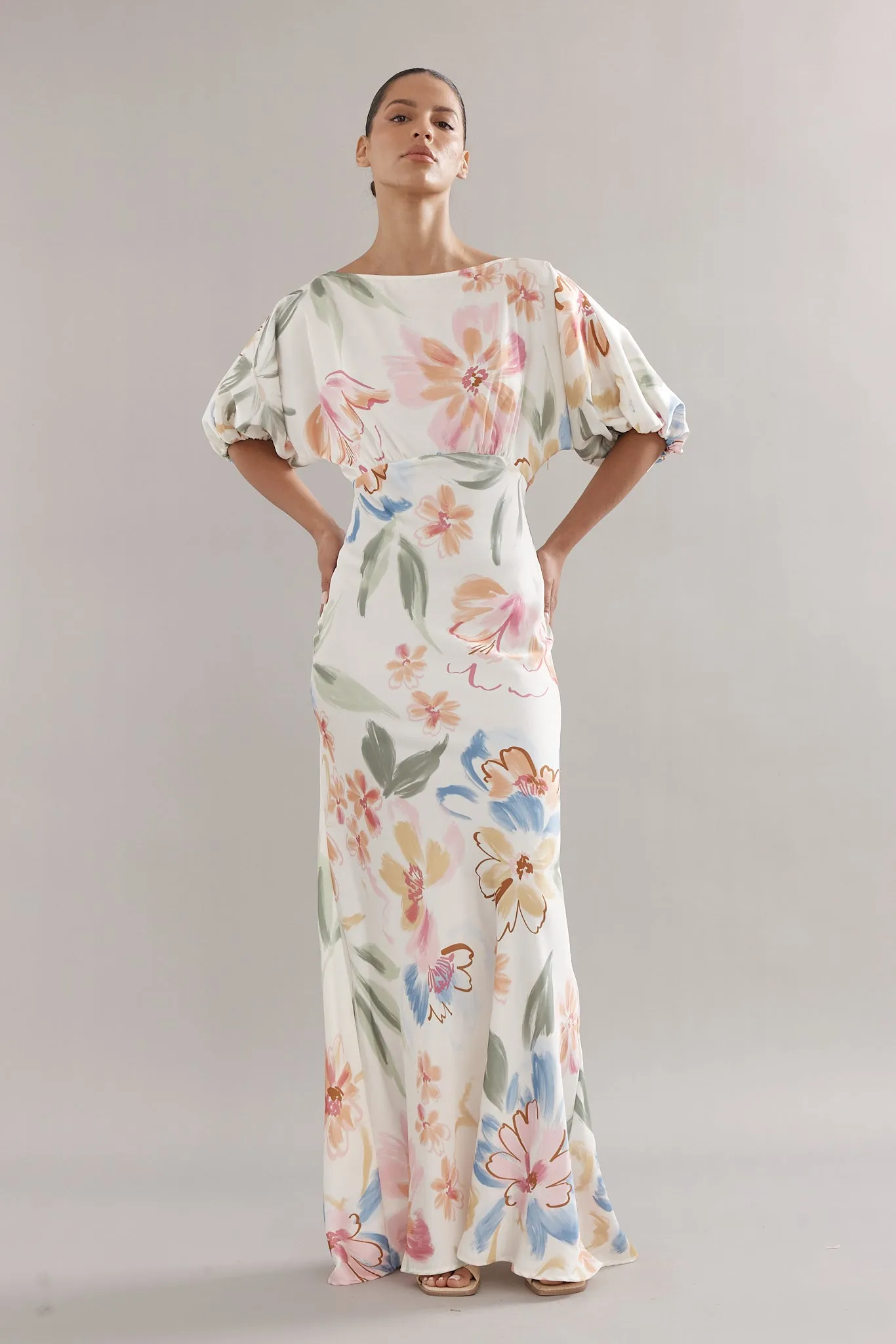 Caitlin Crisp | Florence Gown - Tea Party Floral sold by Sister & Co product image thumbnail 2