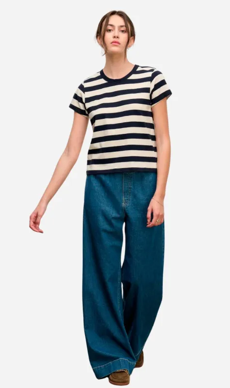 Velvet | Mira Denim Pant - Classic sold by Sisters & Co