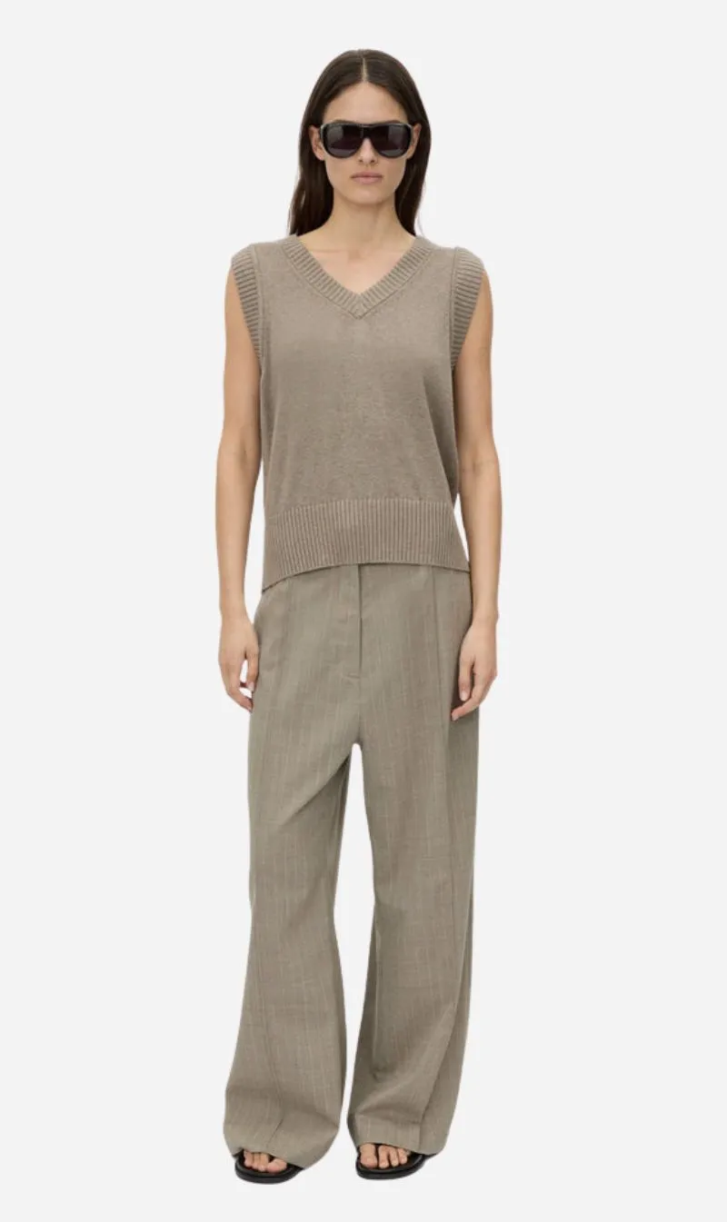 Camilla and Marc | Tori Knit Vest Top - Oat sold by Sisters & Co