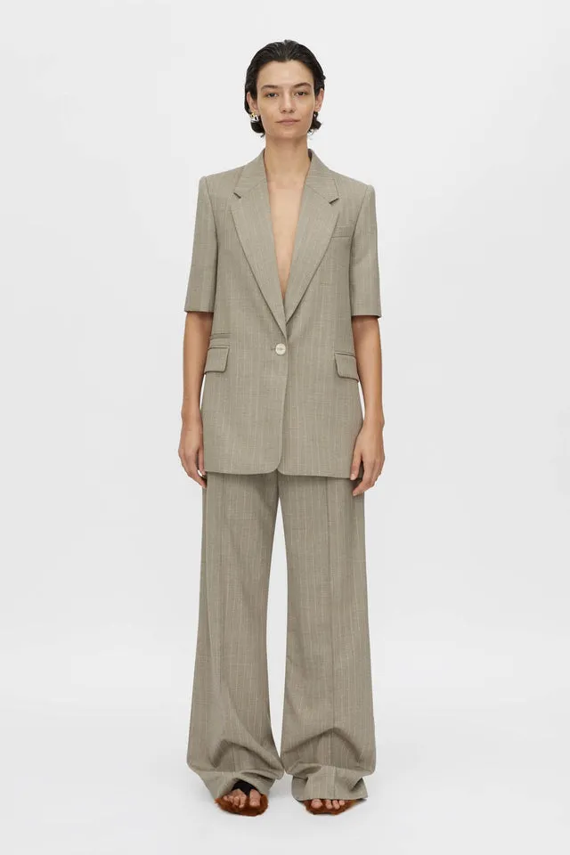 Camilla and Marc | Arnelle Pant - Natural Pinstripe sold by Sisters & Co product image thumbnail 5