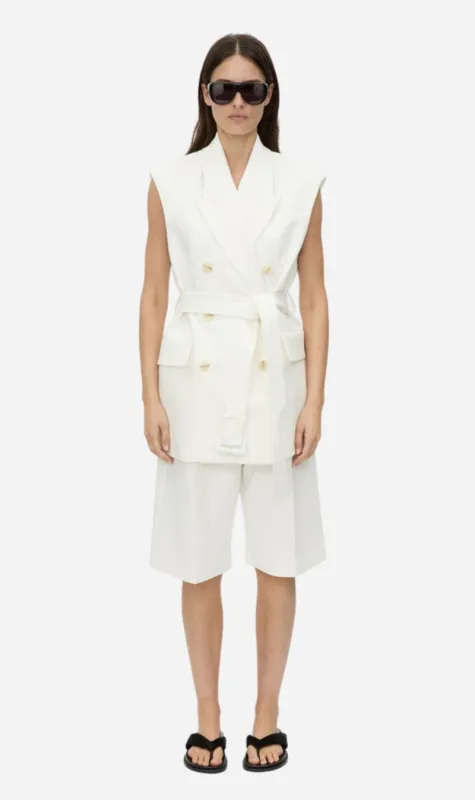 Camilla and Marc | Astor Vest - White sold by Sisters & Co