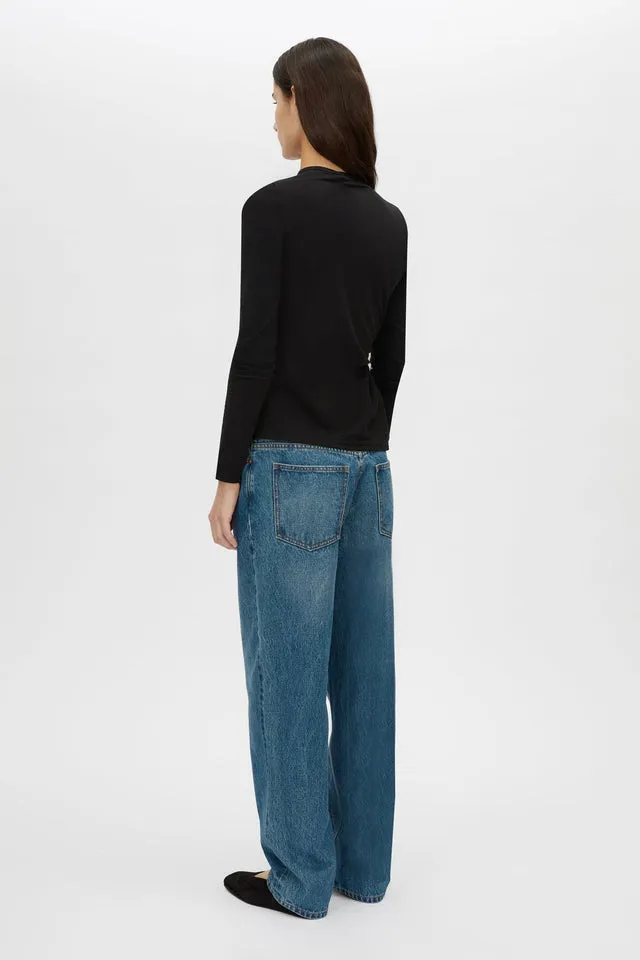 Camilla and Marc | Felton Knot Long Sleeve Tee - Black sold by Sister & Co product image thumbnail 5