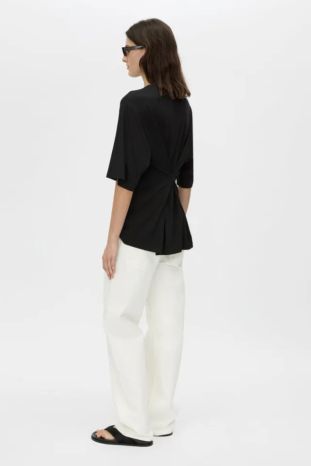 Camilla and Marc | Felton Draped Back Tee - Black sold by Sisters & Co product image thumbnail 5