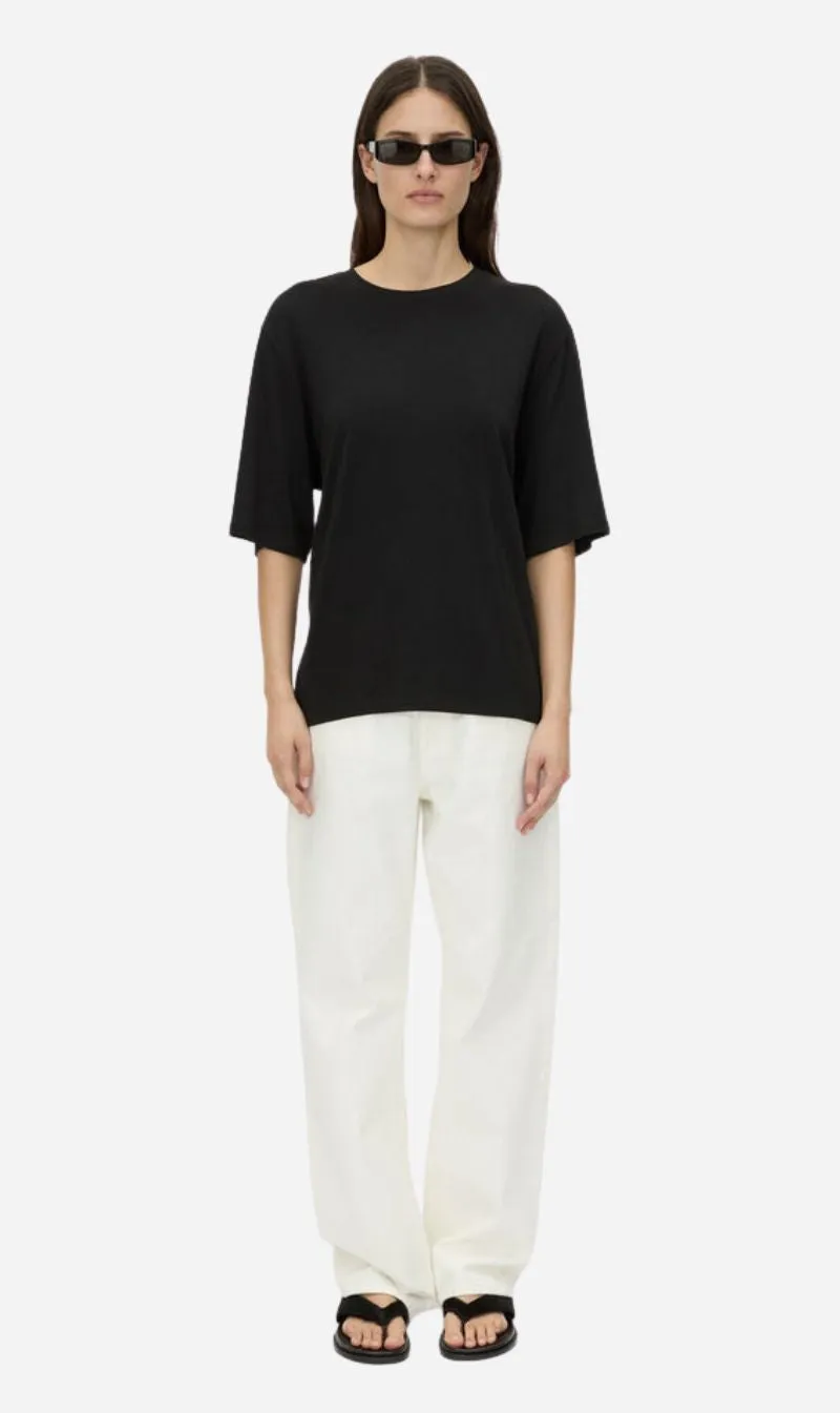 Camilla and Marc | Felton Draped Back Tee - Black sold by Sisters & Co