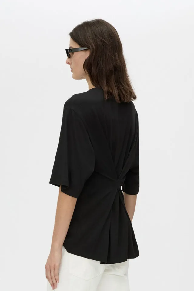 Camilla and Marc | Felton Draped Back Tee - Black sold by Sisters & Co product image thumbnail 2