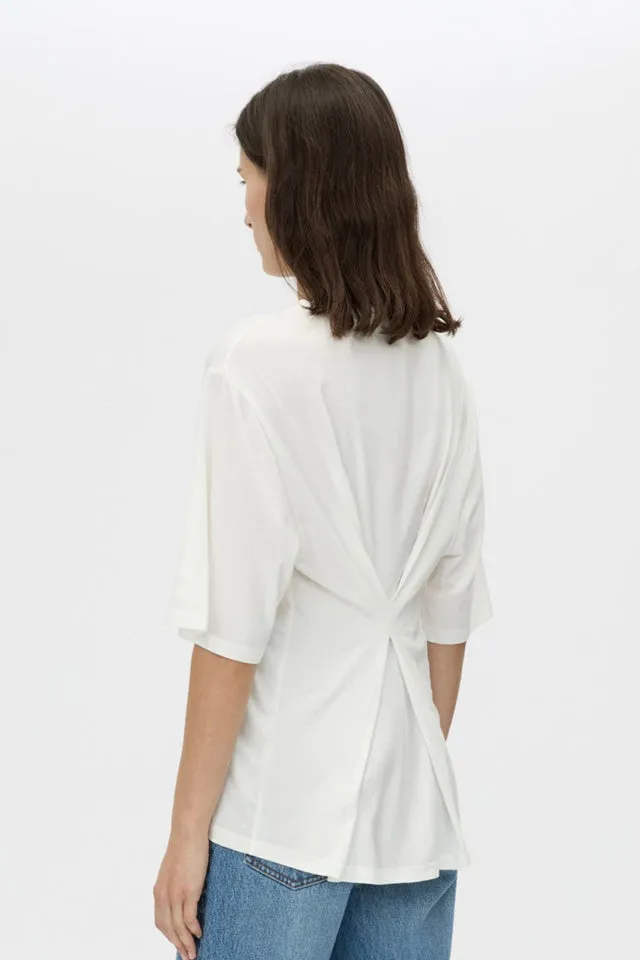 Camilla and Marc | Felton Draped Back Tee - Soft White sold by Sisters & Co product image thumbnail 2