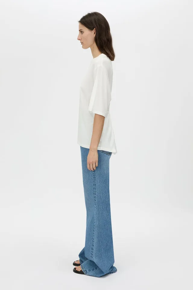 Camilla and Marc | Felton Draped Back Tee - Soft White sold by Sisters & Co product image thumbnail 3