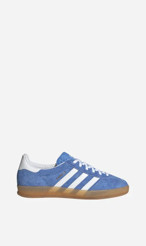 Adidas | Gazelle Indoor - Blue Fusion / Cloud White / Gold Metallic sold by Sister & Co