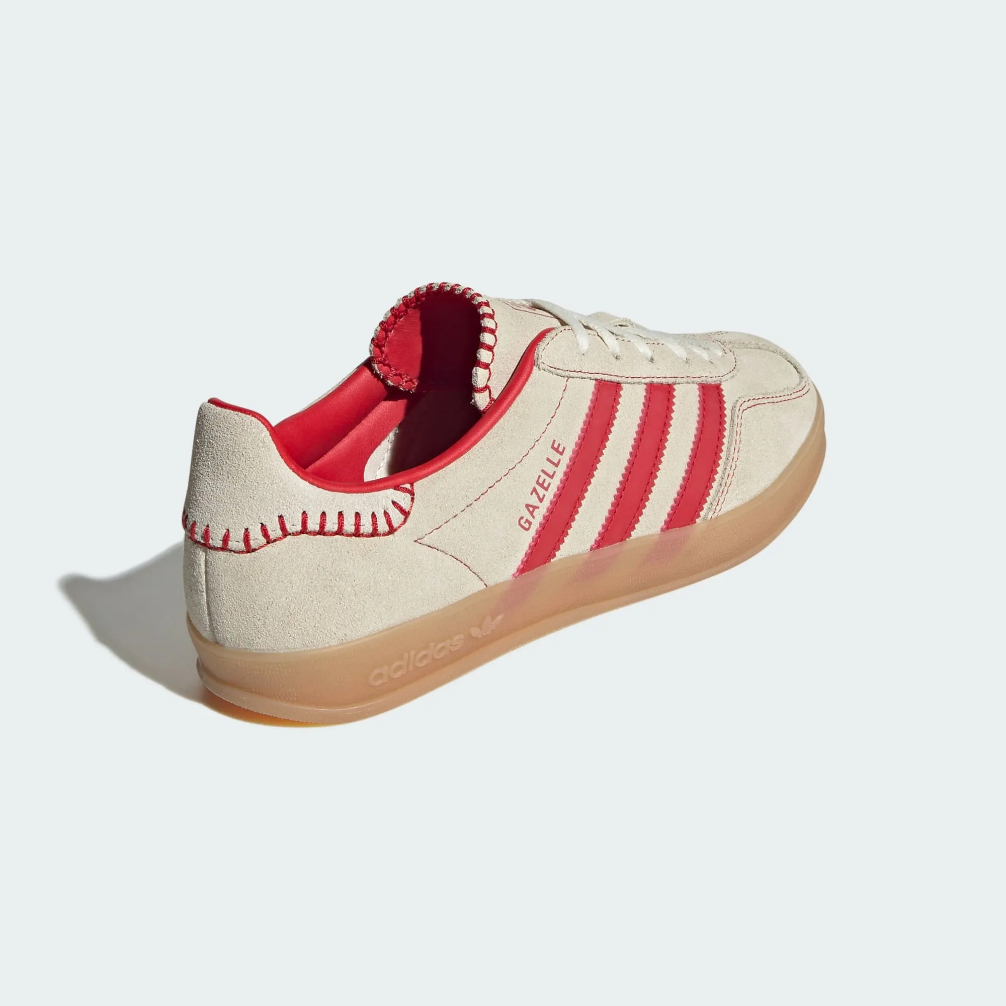 Adidas | Gazelle Indoor - Better Scarlet / Better Scarlet / Cream White sold by Sisters & Co product image thumbnail 5