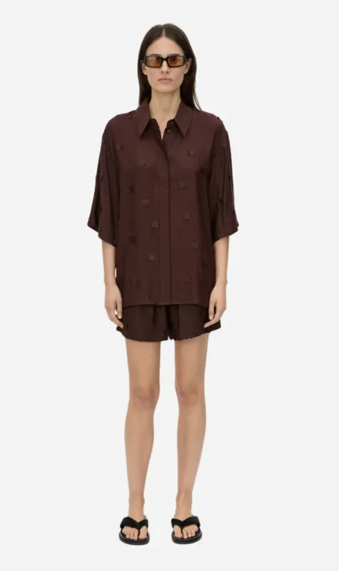 Camilla and Marc | Ottilie 2.0 Short Sleeve - Chocolate sold by Sister & Co