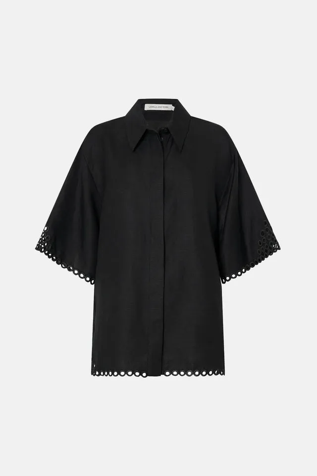 Camilla and Marc | Lolani Shirt - Black sold by Sisters & Co product image thumbnail 5