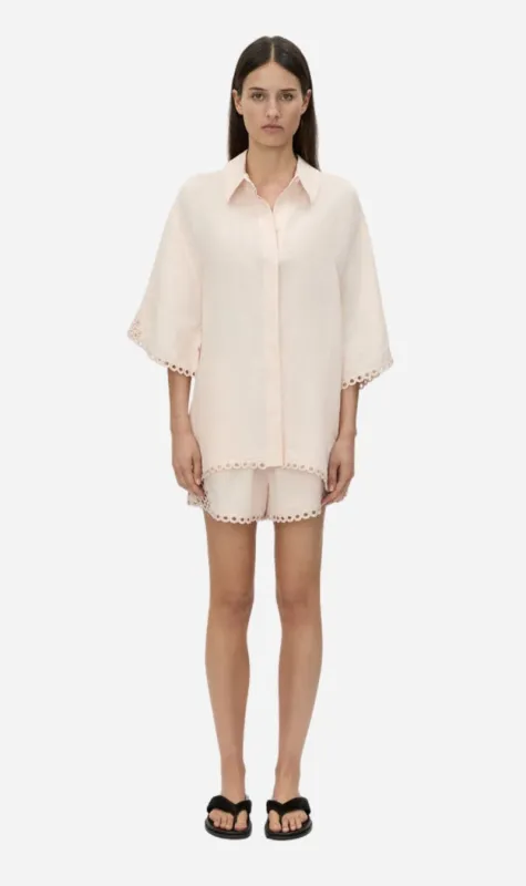 Camilla and Marc | Lolani Shirt - Soft Pink sold by Sisters & Co